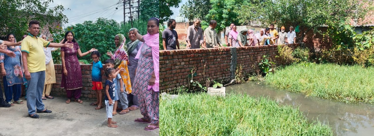Relief should be given to the people by cleaning the pond of Souli village: Nishi Sarpanch